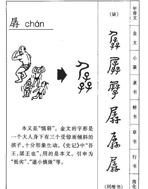 孱字组词解析及含义详解