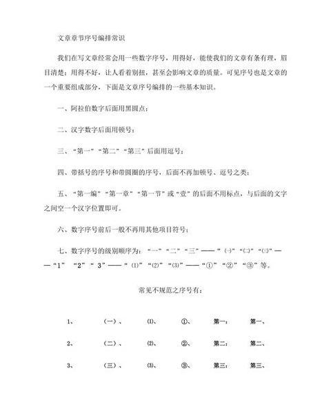 公文编号规则与排版技巧详解