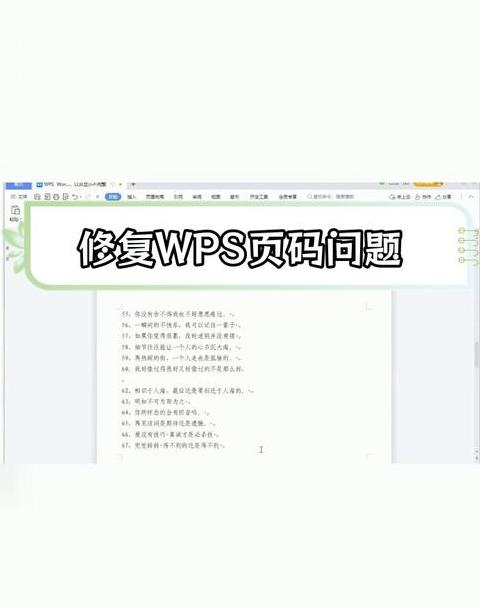 Word页码错乱调整指南