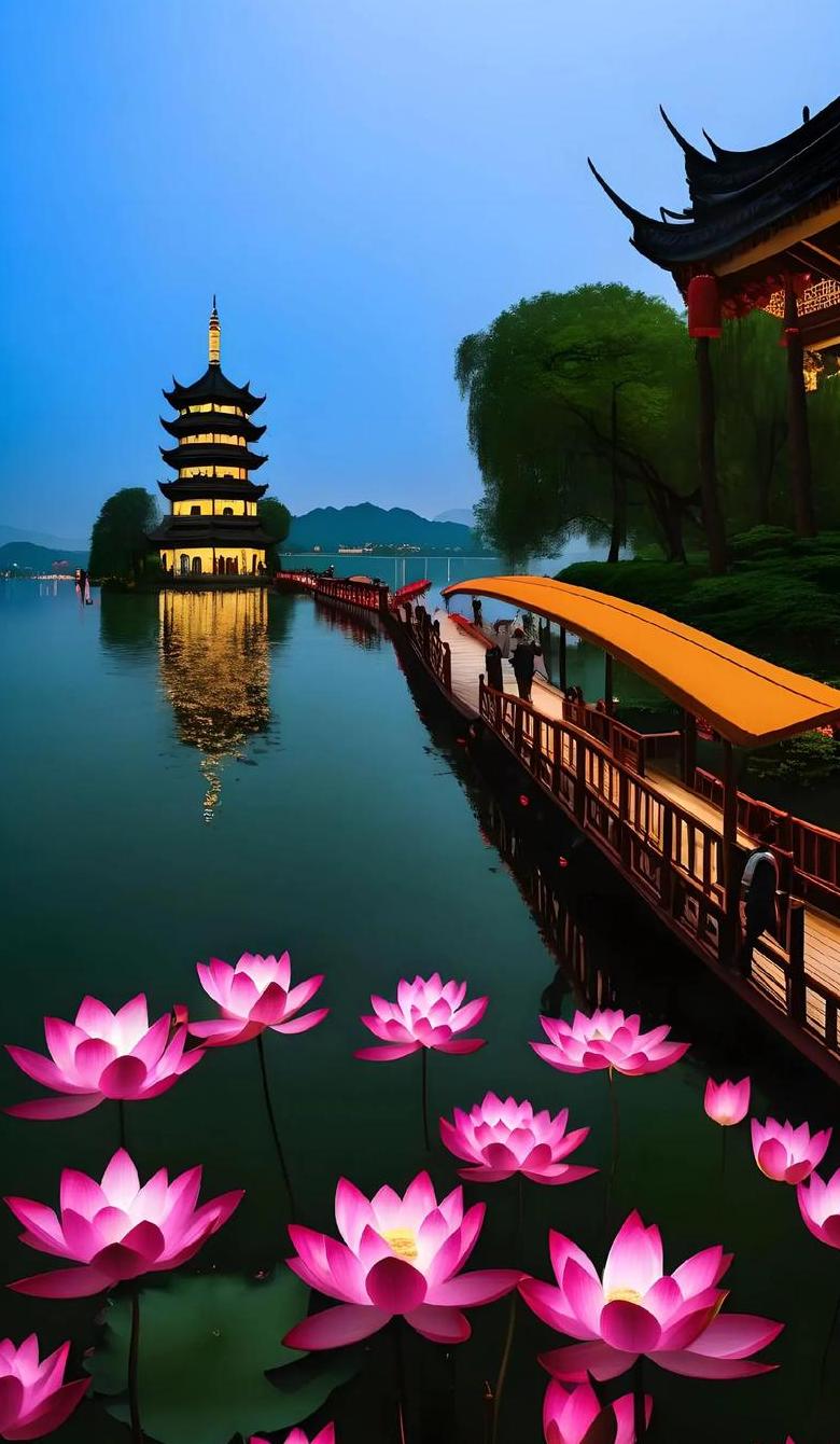 醉梦诗韵：探寻谭杨与洞庭湖的浪漫诗篇