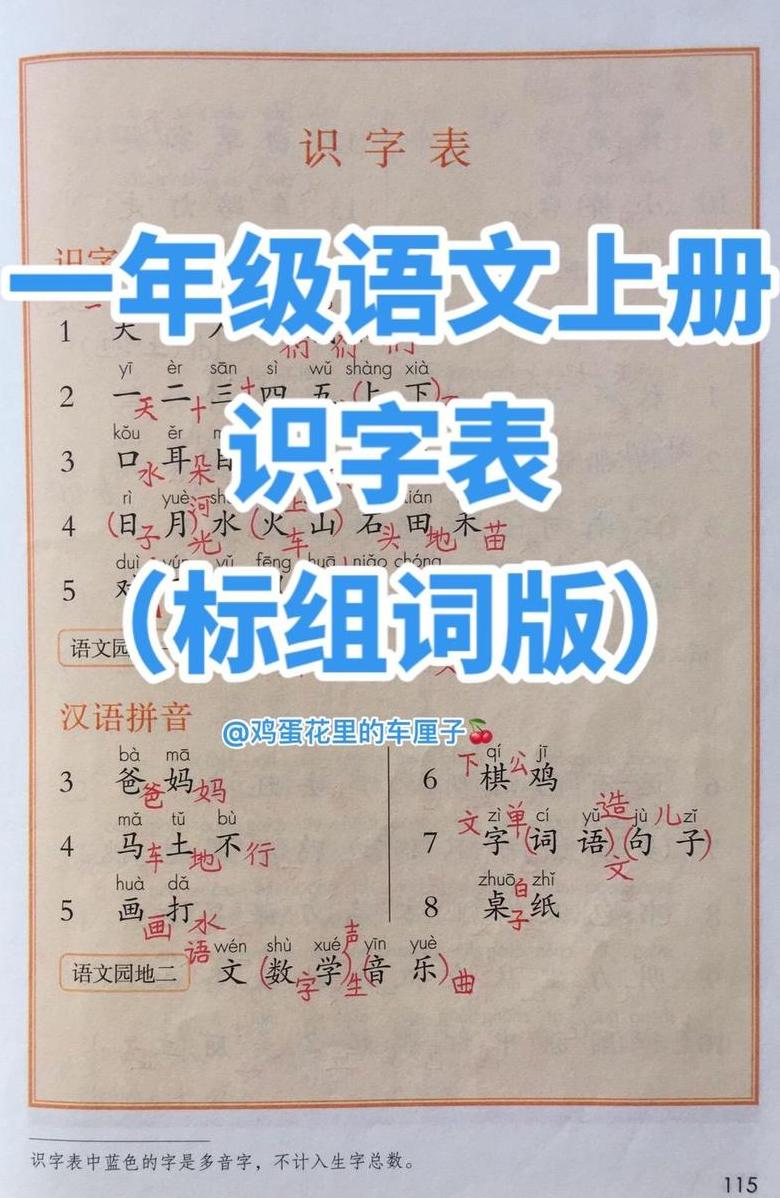 一年级语文：探究成字组词的奥秘与用法