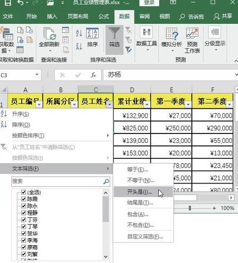 Excel筛选技巧：两种方法轻松实现数据筛选