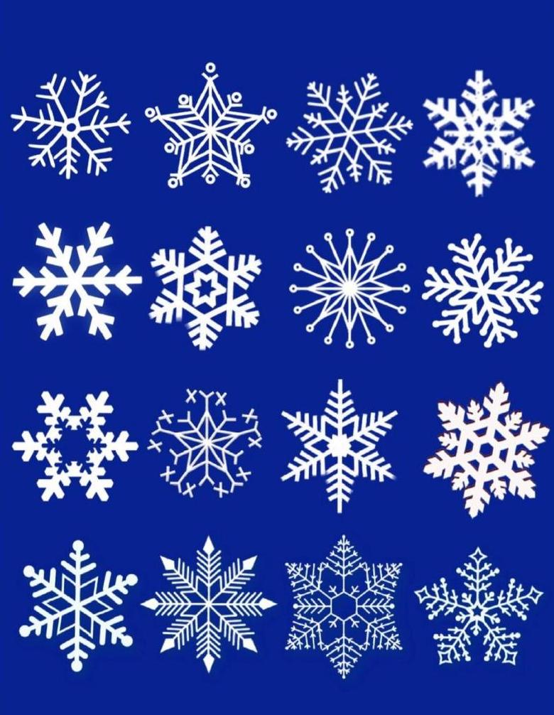 揭秘雪花的形状：六角奥秘与独特图案